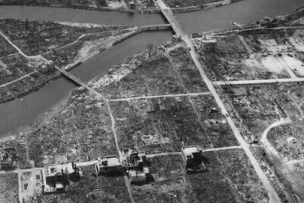 Atomic Bomb Damage from the Air