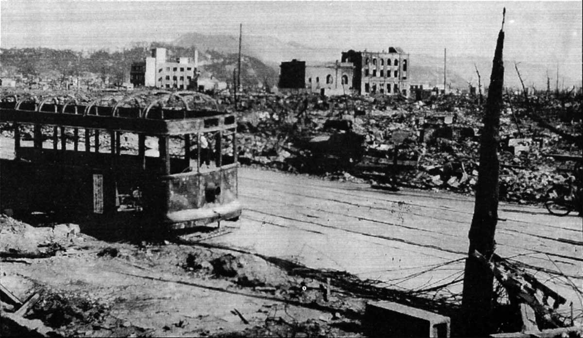 Damaged Streetcar