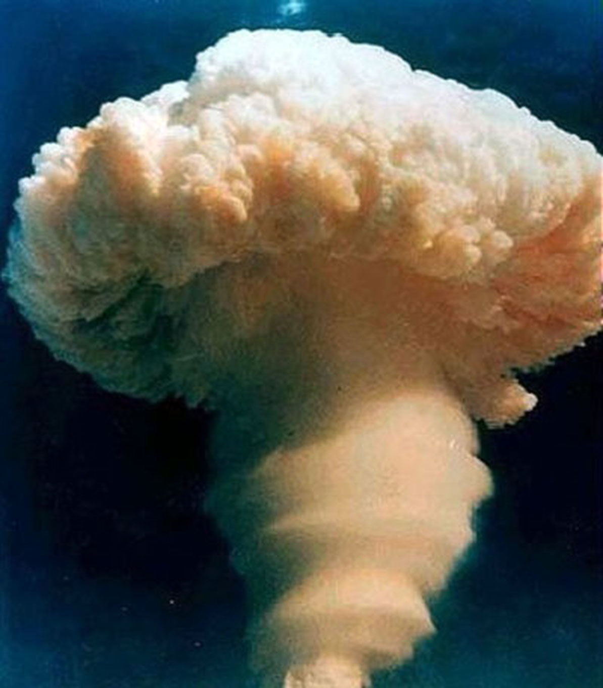 China's first hydrogen bomb test