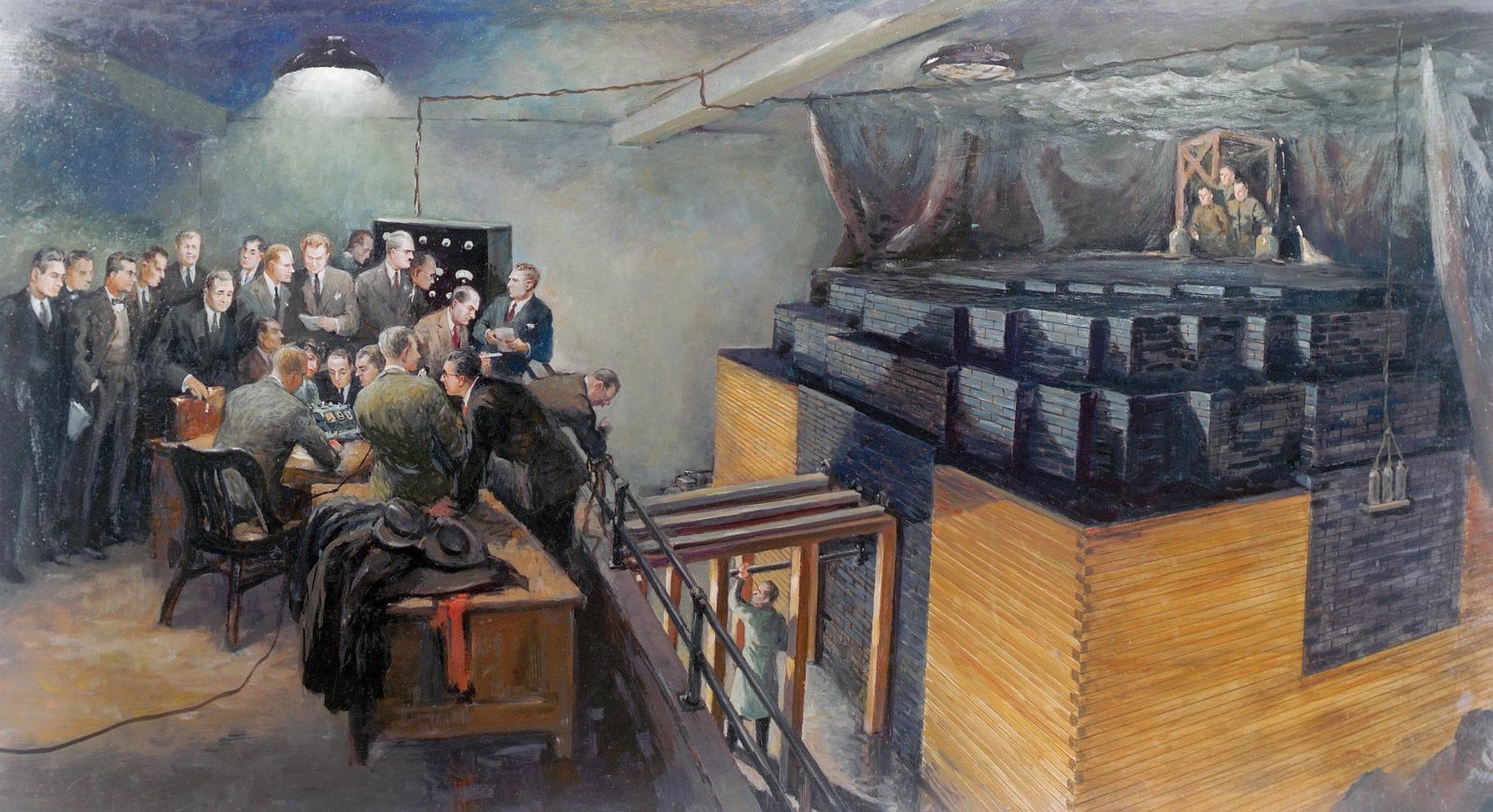Painting of Chicago Pile 1