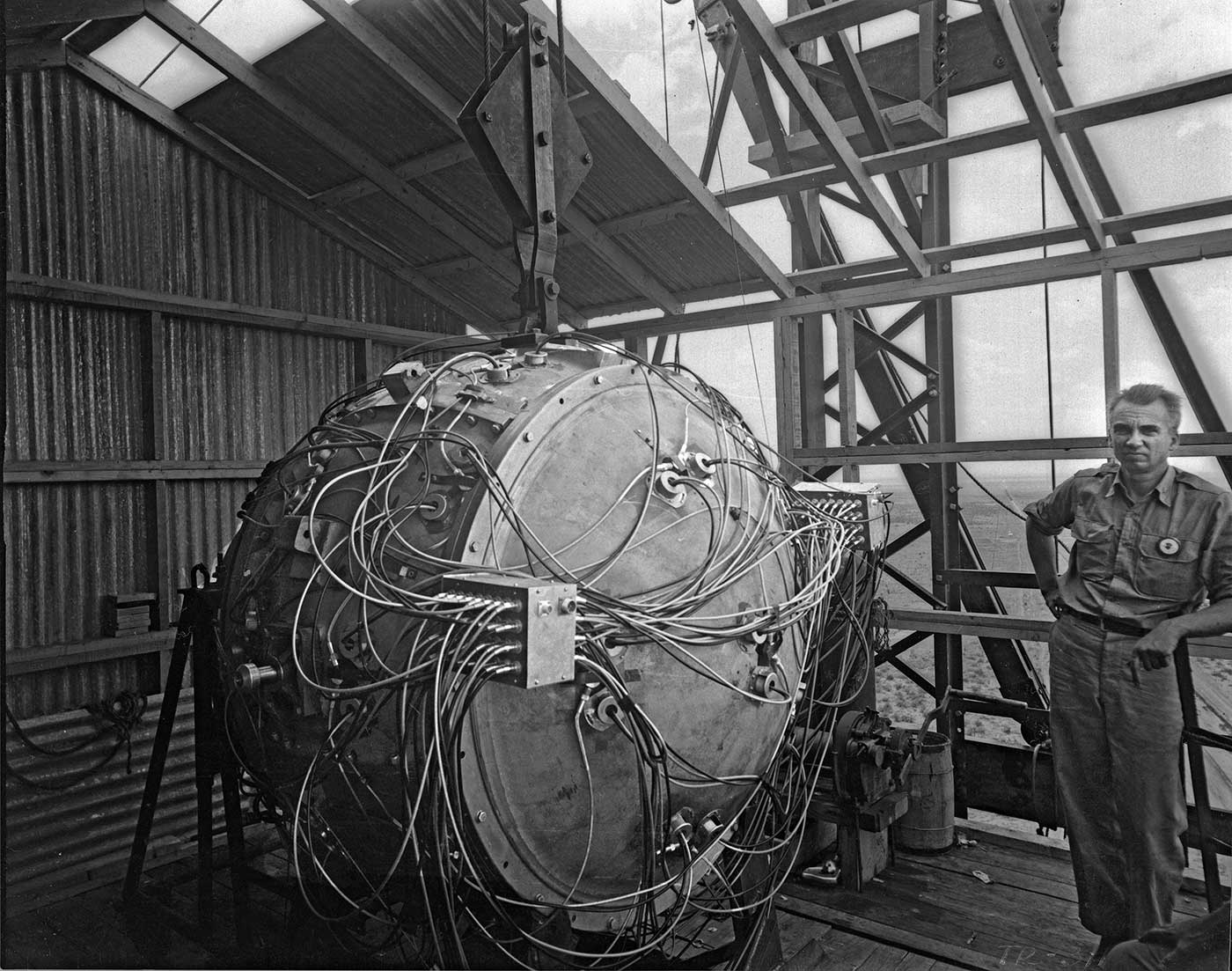 The Gadget and Norris Bradbury