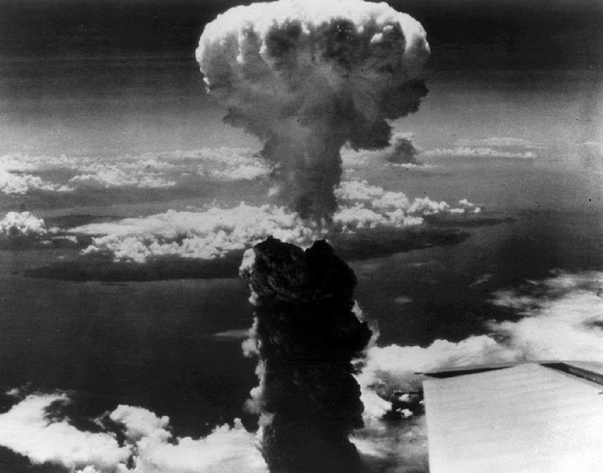 Atomic Bomb Cloud over Nagasaki