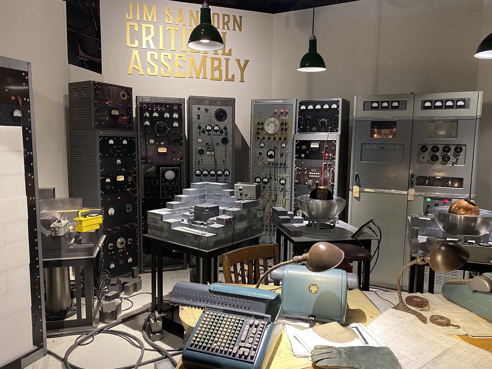 Electronic instruments, hardware, furniture, tools and materials used by the Los Alamos Scientific Laboratory