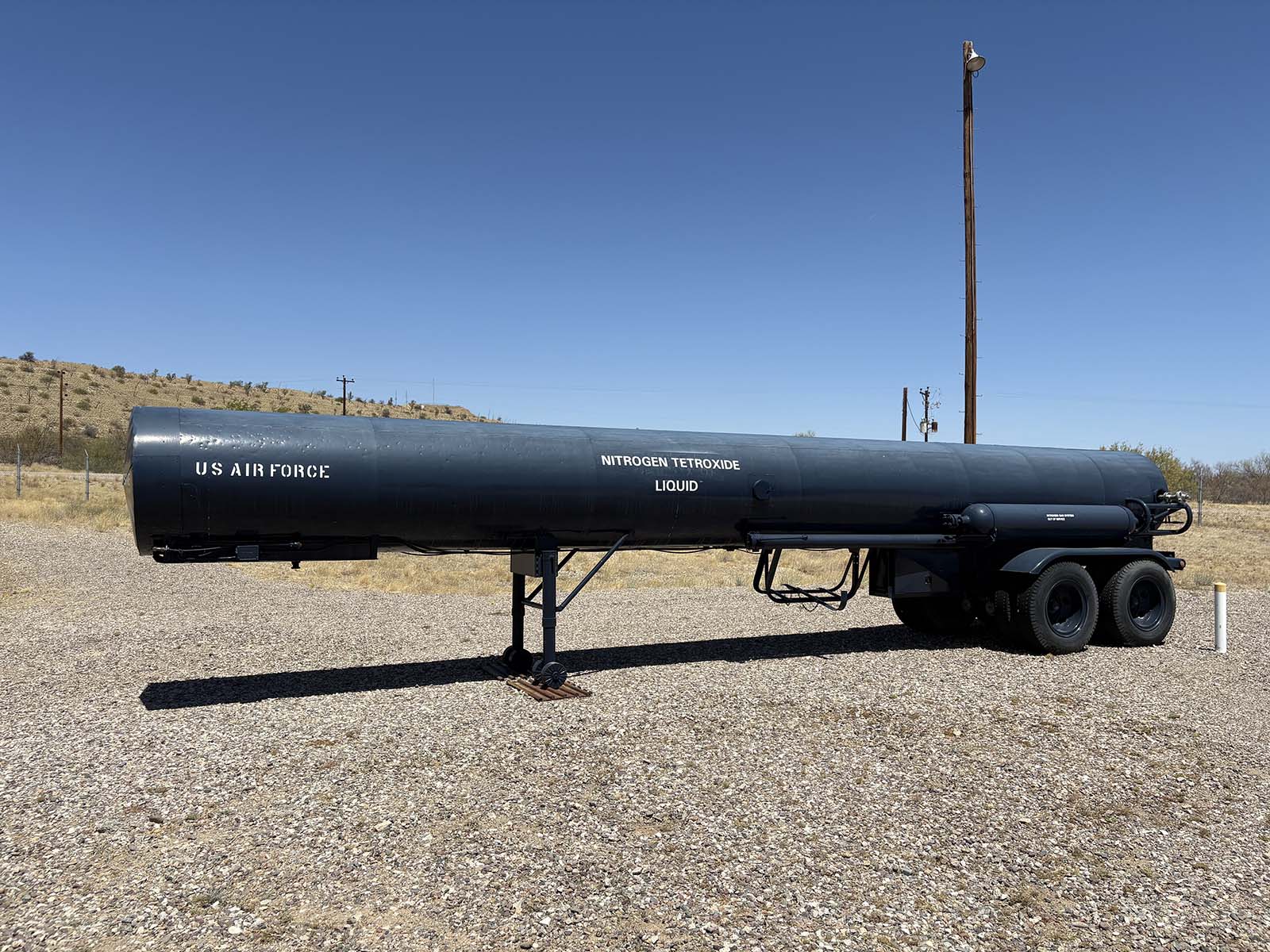 Nitrogen Tetroxide Oxidizer Transport Trailer