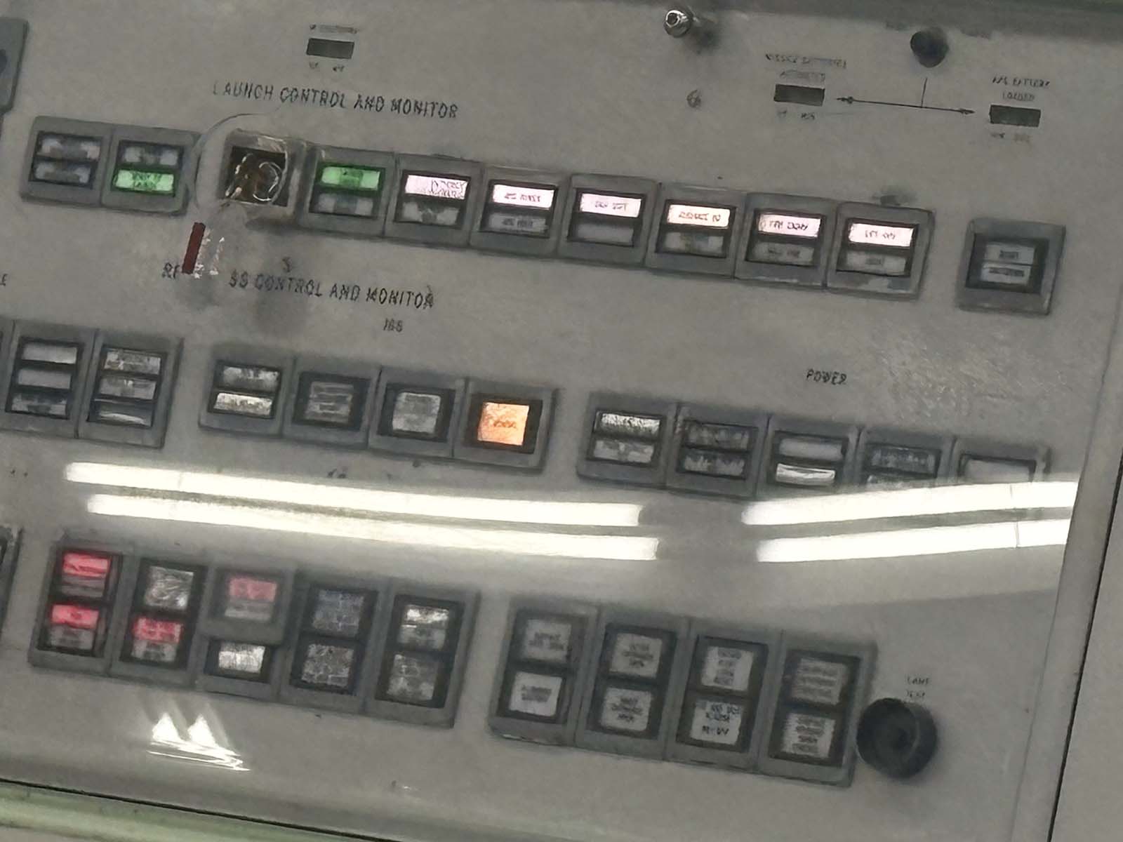Titan II Missile Silo - Launch Control Complex Facilities Console (LCCFC)