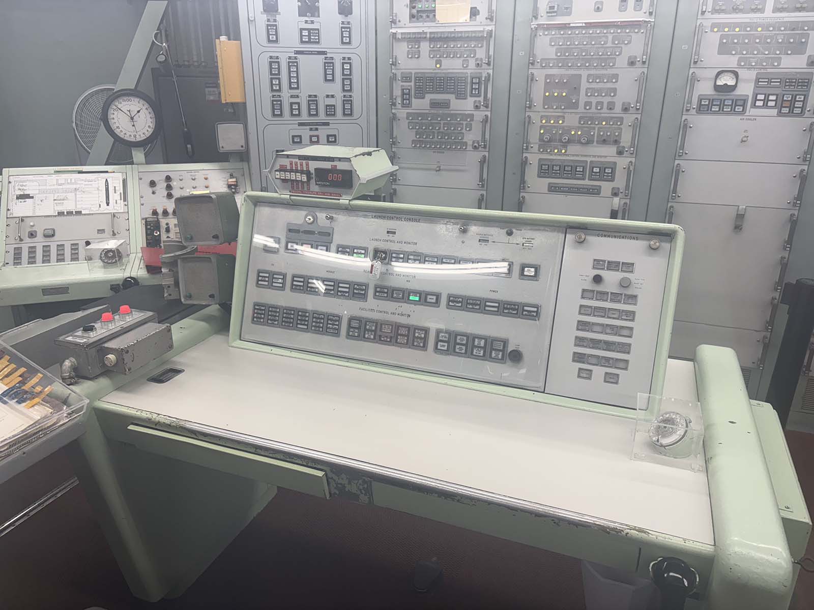 Titan II Missile Silo - Launch Control Complex Facilities Console (LCCFC)