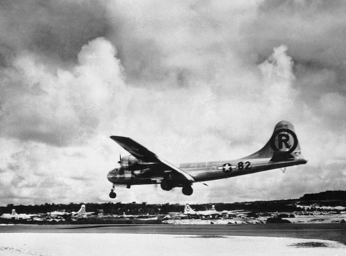 Enola Gay's return to Tinian
